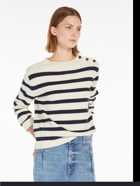 Weekend Max Mara Vibo Button Sweater S